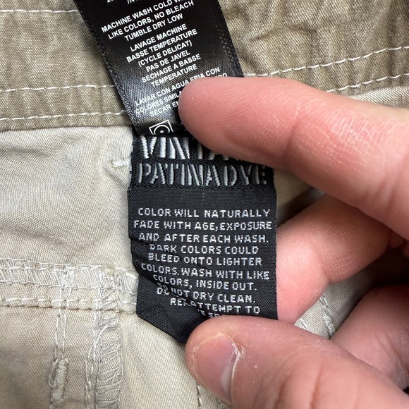 Kuhl Rambler Shorts Mens 30 Brown Vintage Patina Dye Canvas Cargo Hiking Travel - Picture 8 of 13